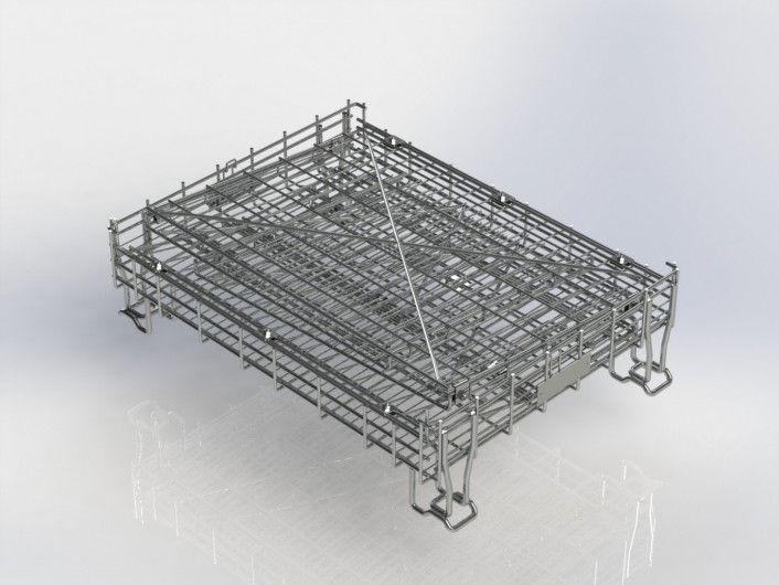 Conteneur Grillag Pliable Pour L Industrie Devis