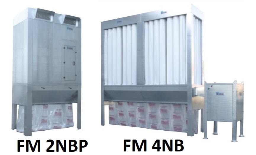 Fonctionnement du filtre de dépoussiérage modulaire FM