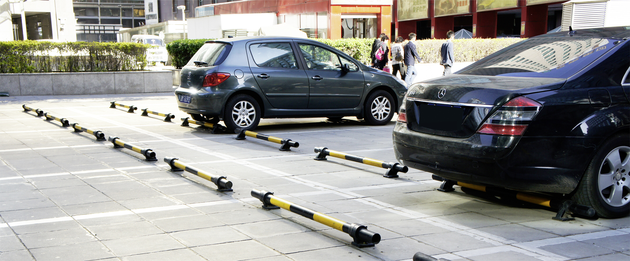  Butée de parking acier pour stationner 