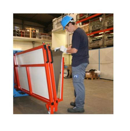 Devis Rack de stockage vertical à plateaux extractibles - tôles plaques