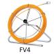 Aiguille tire câble à châssis de dévidoir repliable Ø 7,2 mm SUNNY FV4