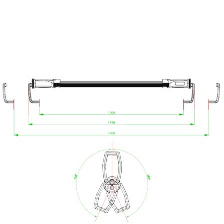Achat Lampe led sous capot - fixation ajustable BLRAUTO