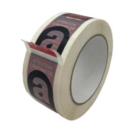 Rouleau adhésif - marquage AMIANTE - 100 mètres