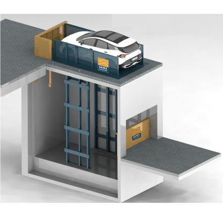 Ascenseur électrique 2 colonnes pour voitures Type GME