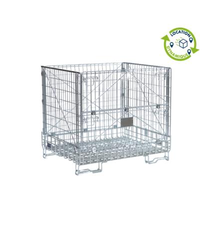 Conteneur grillagé Maxi-Industrie 180° en location dynamique