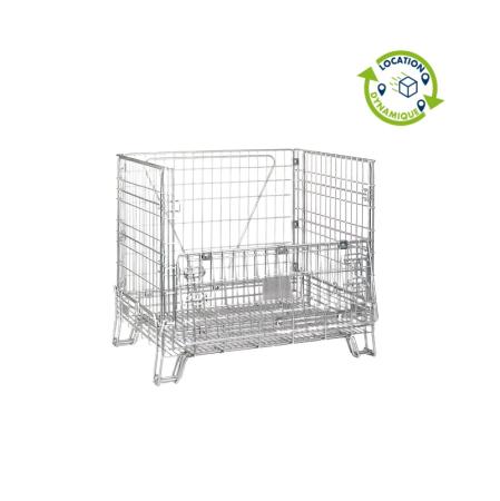 Conteneur en fil pliable Standard en location dynamique