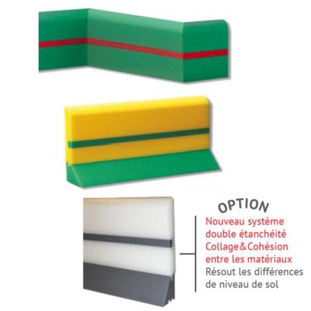 Plinthe de protection PEHD qualité alimentaire