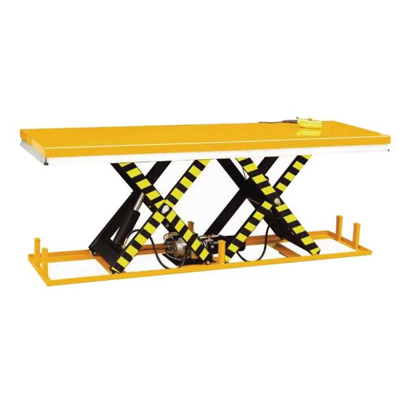 Table élévatrice grande longueur à 2 ciseaux - série économique