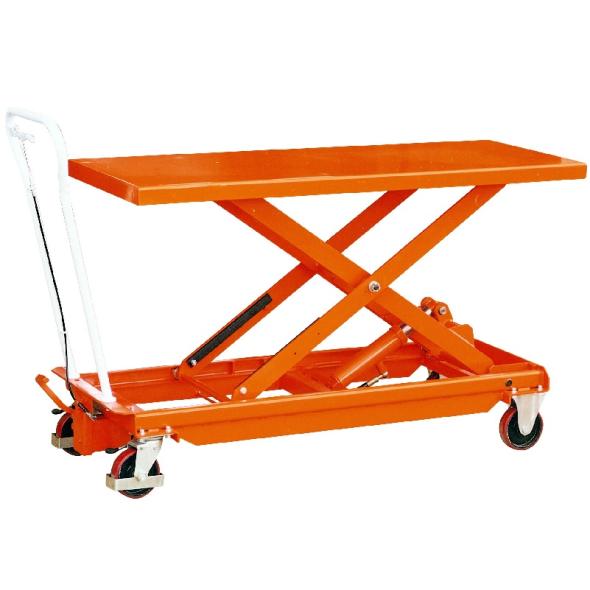 Table élévatrice mobile manuelle à grand plateau BS
