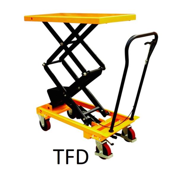 Table manuelle mobile 2 ciseaux économique TFD