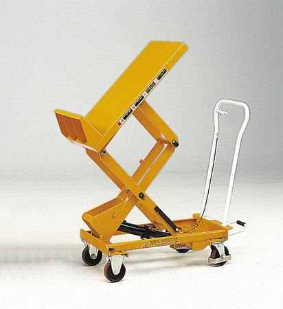 Table élévatrice manuelle à plateau inclinable TS