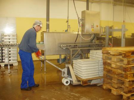 Transpalette manuel semi-INOX 2500 kg 449R