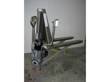 Transpalette élévateur semi-inox avec mise à niveau automatique OA379R/B FOTOCEL