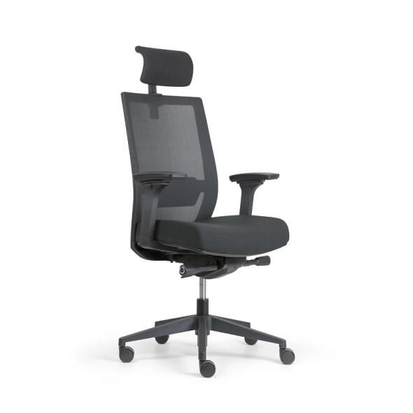 Achat Fauteuil ergonomique GIANT à assise mousse et dossier filet