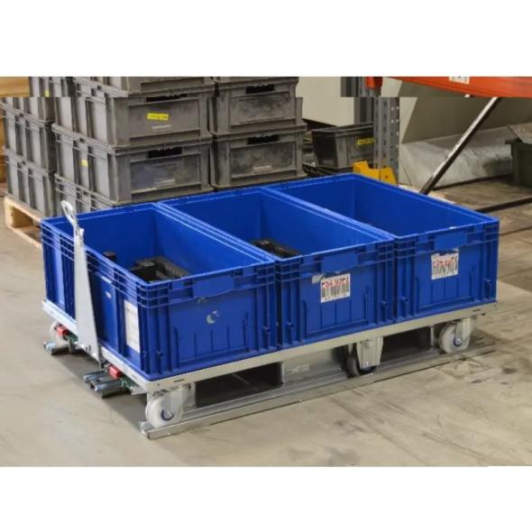 Devis Embase roulante Lean Dolly pour bacs plastiques norme Europe
