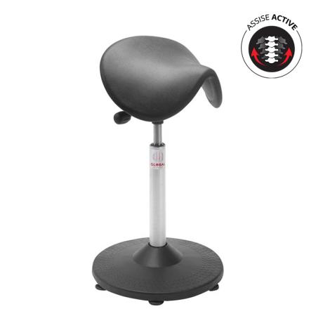 Siège-selle pour atelier Dalton PU - Trumpet - assise active