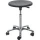 Tabouret professionnel polyuréthane Sigma - Alu50 - assise active