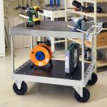 Chariot table roulante industrielle 2 niveaux - 800 kg - ACTIVERGO