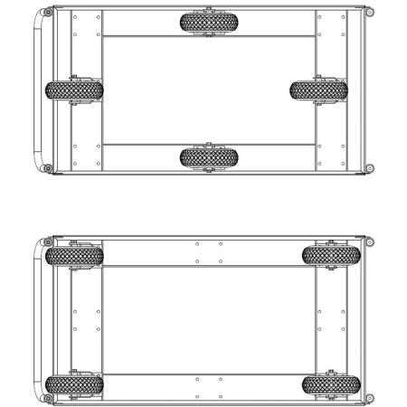 Vente Chariot plateforme manuel pour palette - charge longue 1200 kg (ACTIVERGO)