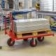 Chariot plateforme manuel pour palette - charge longue 1200 kg