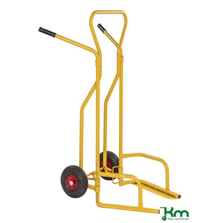 Achat Diable acier porte pneus à roues gonflables - 200 kg