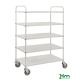 SAV Chariot desserte haut 3,4 ou 5 étagères réversibles 250 kg - KM4124-EB