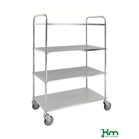 Chariot desserte haut 3,4 ou 5 étagères réversibles 250 kg - KM4124-EB