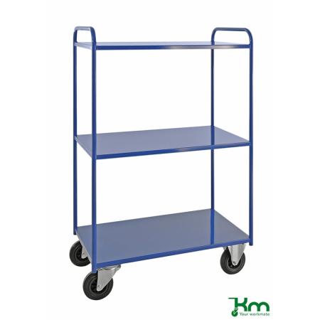 Devis Chariot desserte haut soudé 3 ou 5 étagères 400 kg KM4145-EB