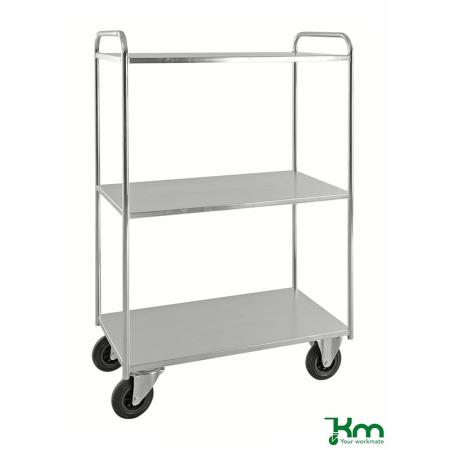 Vente Chariot desserte haut soudé 3 ou 5 étagères 400 kg KM4145-EB (ACTIVERGO)