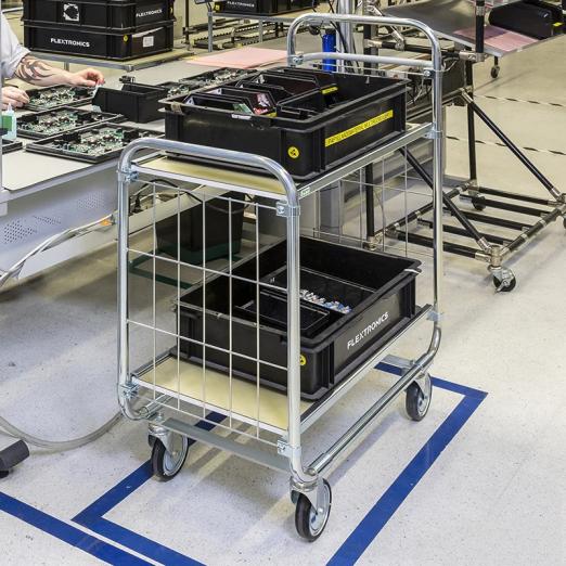 Chariot ESD préparation de commandes 250 kg KM8000-3M-ESD - ACTIVERGO