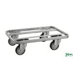 Chariot Dolly porte-bacs électro galvanisé ESD - KM673-ESD - ACTIVERGO
