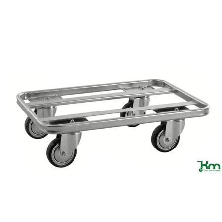 Chariot Dolly porte-bacs électro galvanisé ESD - KM673-ESD