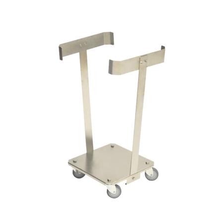 Support porte-sac poubelle inox C3 mobile - 60/125 litres