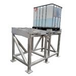 Basculeur / inclineur de container IBC inox - 2 postes - ARINOX