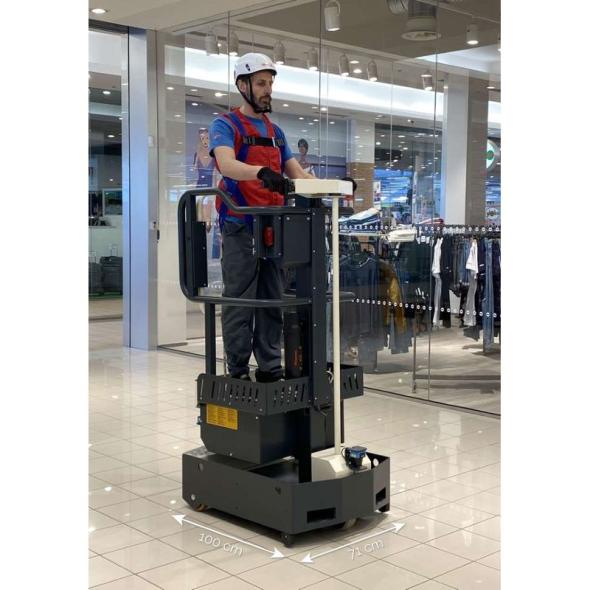 Achat Nacelle élévatrice 4 mètres - automotrice en position basse