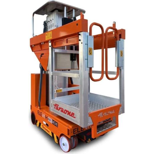 Nacelle verticale électrique à panier extensible - déporté - AXEO