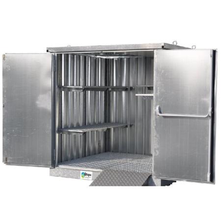 Bungalow pour DMS - stockage de Déchets Ménagers Spéciaux