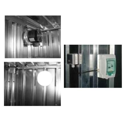 Devis Bungalow de rétention isolé par panneaux sandwich - antigel