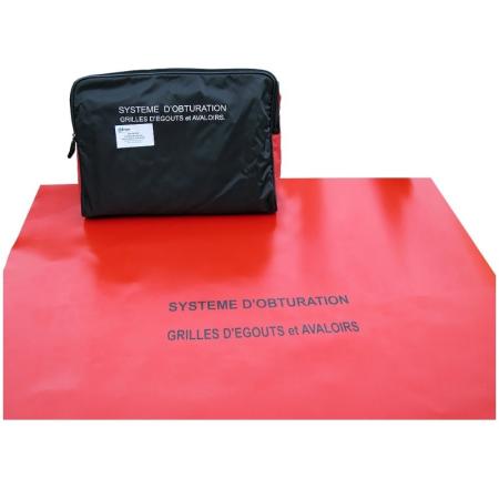 Obturateur PVC de protection des grilles d'égouts