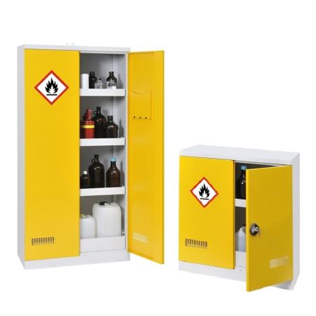 Armoire de sécurité à système d'extinction pour produits inflammables