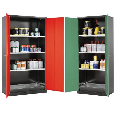 Armoire de rétention métallique pour produits chimiques