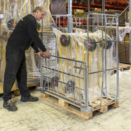 Vente Réhausse-palette Euro tubulaire à demi porte repliable KM901000 (ACTIVERGO)