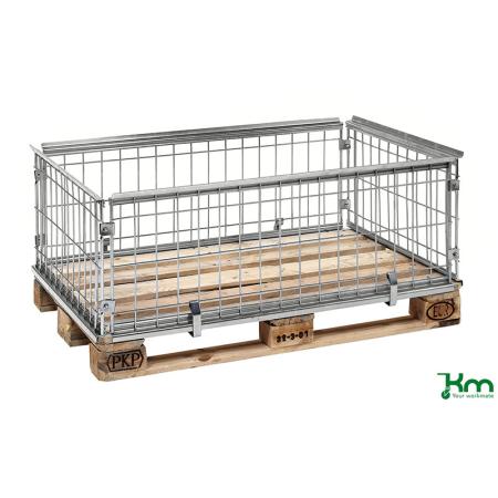 Achat Entourage de palette Euro amovible grillagé 1220 x 820 mm 4 hauteurs