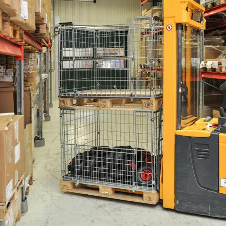 Fabricant Entourage de palette Euro amovible grillagé 1220 x 820 mm 4 hauteurs