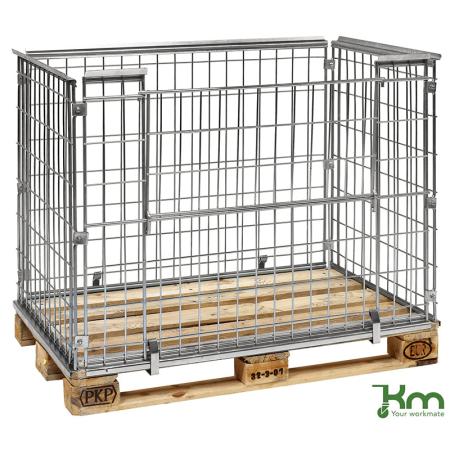 Vente Entourage de palette Euro amovible grillagé 1220 x 820 mm 4 hauteurs (ACTIVERGO)