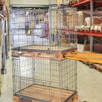 Réhausse-palette  fil métallique emboitable 1220x820 mm - 2 hauteurs - ACTIVERGO