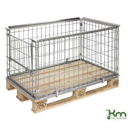 Achat Réhausse-palette  fil métallique emboitable 1220x820 mm - 2 hauteurs