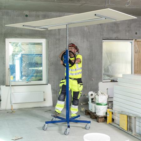 Chariot lève plaque manuel - fixe ou inclinable KM08300