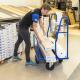 Achat Chariot porte-panneaux et matériaux à panier à maille KM08425