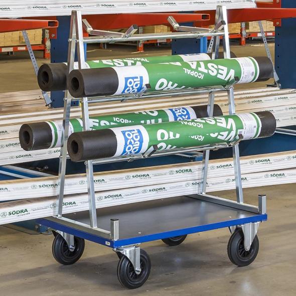 Vente Chariot pour transport de panneaux à structure centrale inclinée KM08400 (ACTIVERGO)